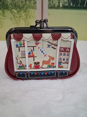 NWT Vendula London The Toy Shop Clipper Coin Purse Frame Wallet
